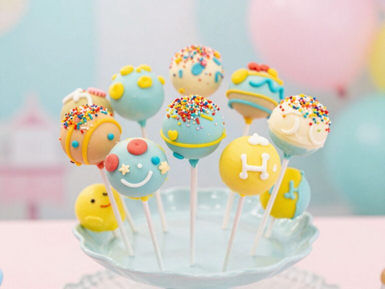 cake pop ideas for baby shower