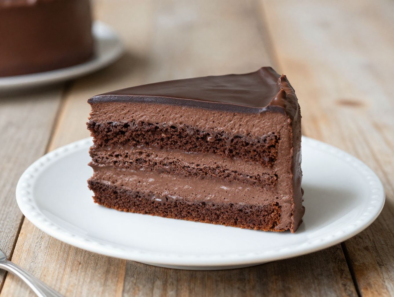 chocolate mouse layer cake