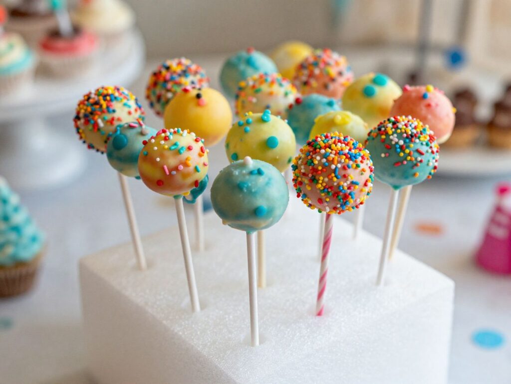 shaped cake pops