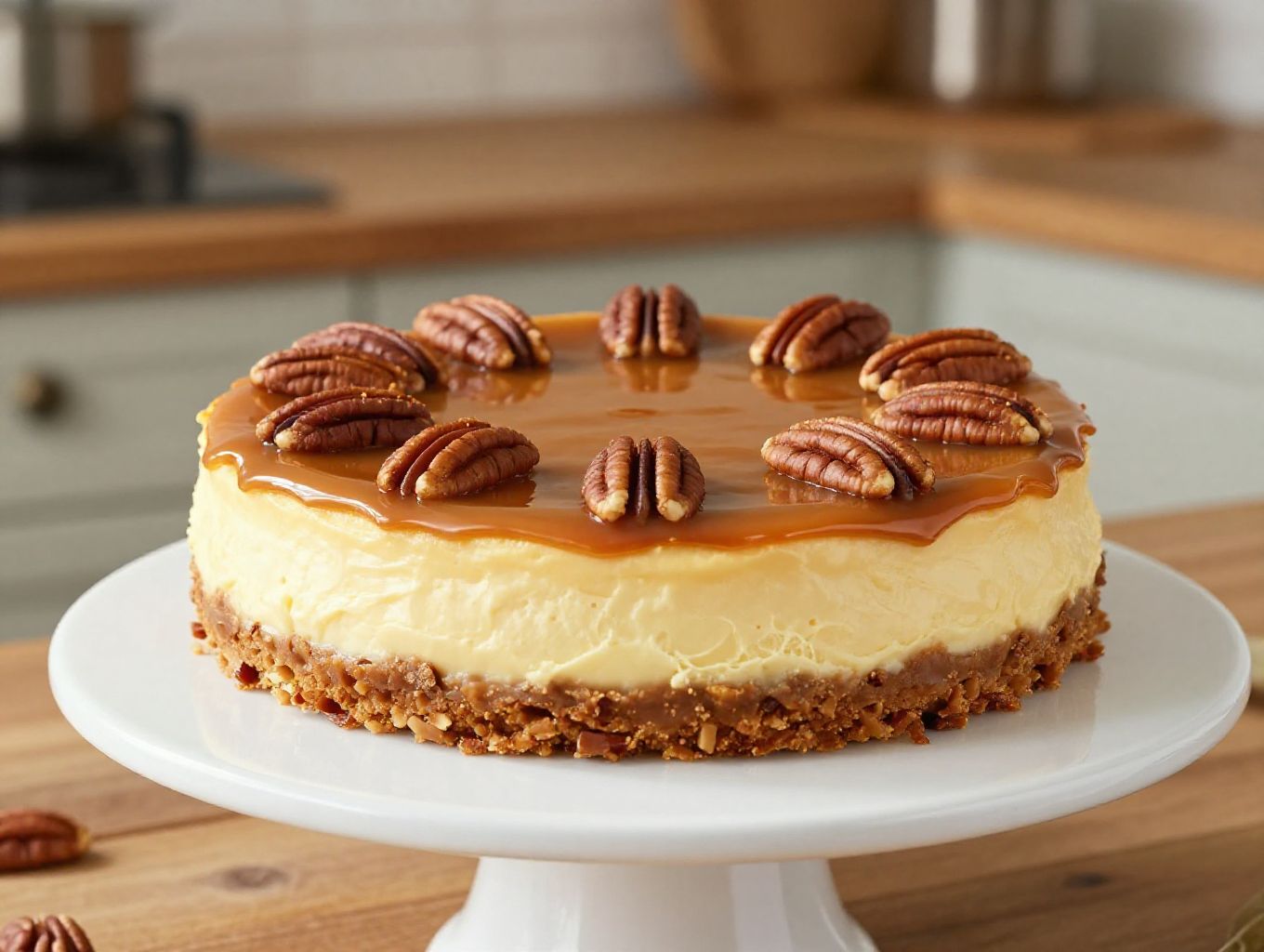 carmel pecan cheesecake recipe