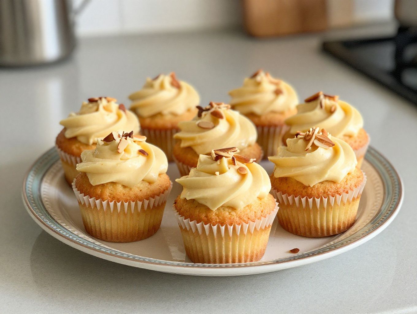 almond cup cakes